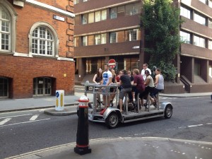 Cycling down the street Who gets to steer?