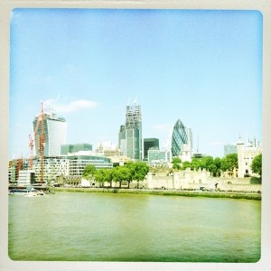 View from Tower Bridge