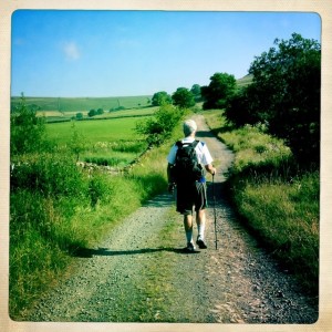 Tony on Knott Lane leaving Orton